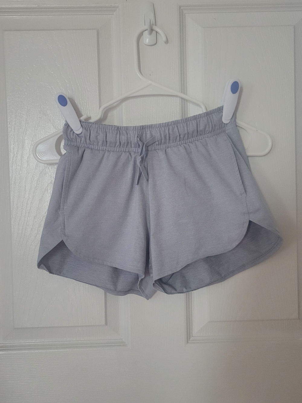 Everyday Lightweight Drawstring Shorts - Light Gray